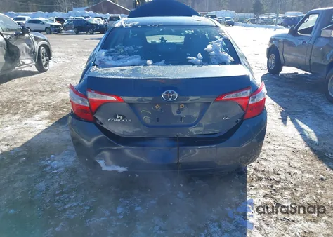2016 Toyota Corolla Le z USA, uszkodzony, nr VIN 2T1BURHE1GC596866